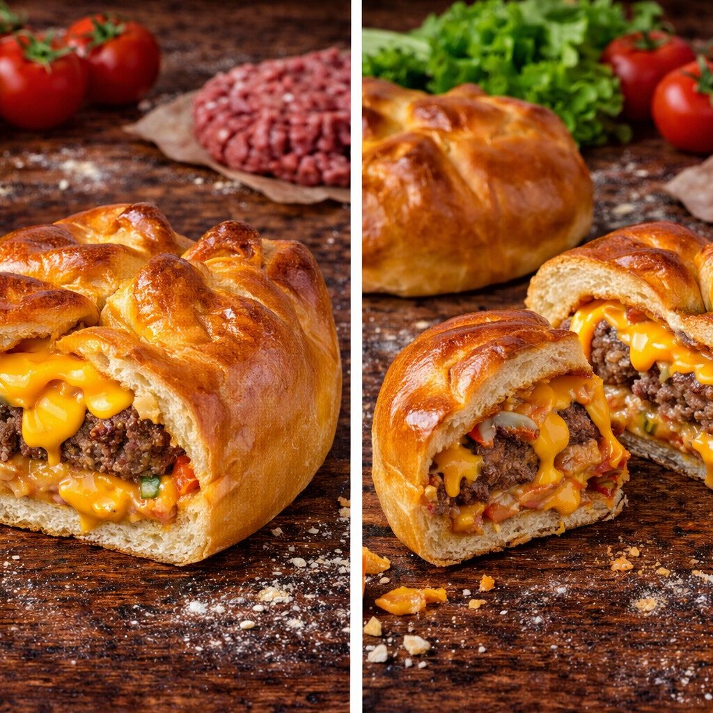 ΧΑΜΠΟΥΡΓΚΕΡ ΜΕ ΜΠΙΦΤΕΚΙ ΣΑΛΤΣΑ ΤΥΡΙ